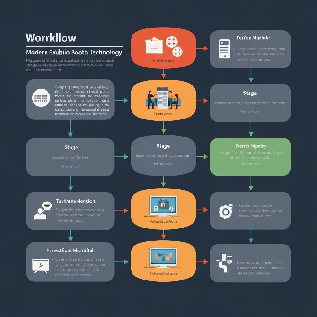 Step by step QR code process workflow